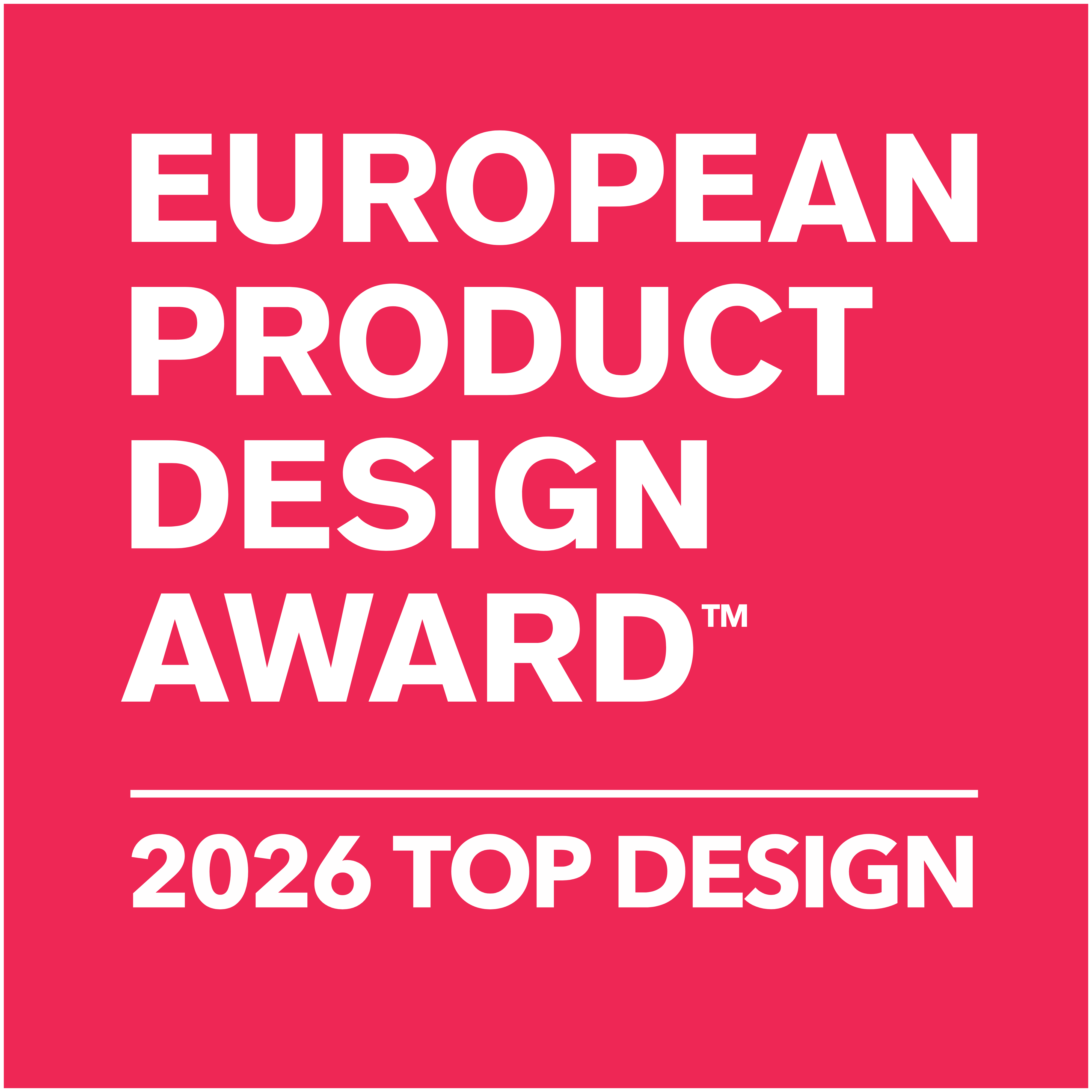 European Product Design Award — 2026 Top Design
