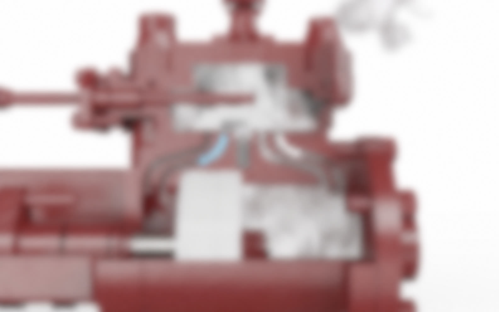Permanently blurred preview of a confidential steam pump flow keyframe