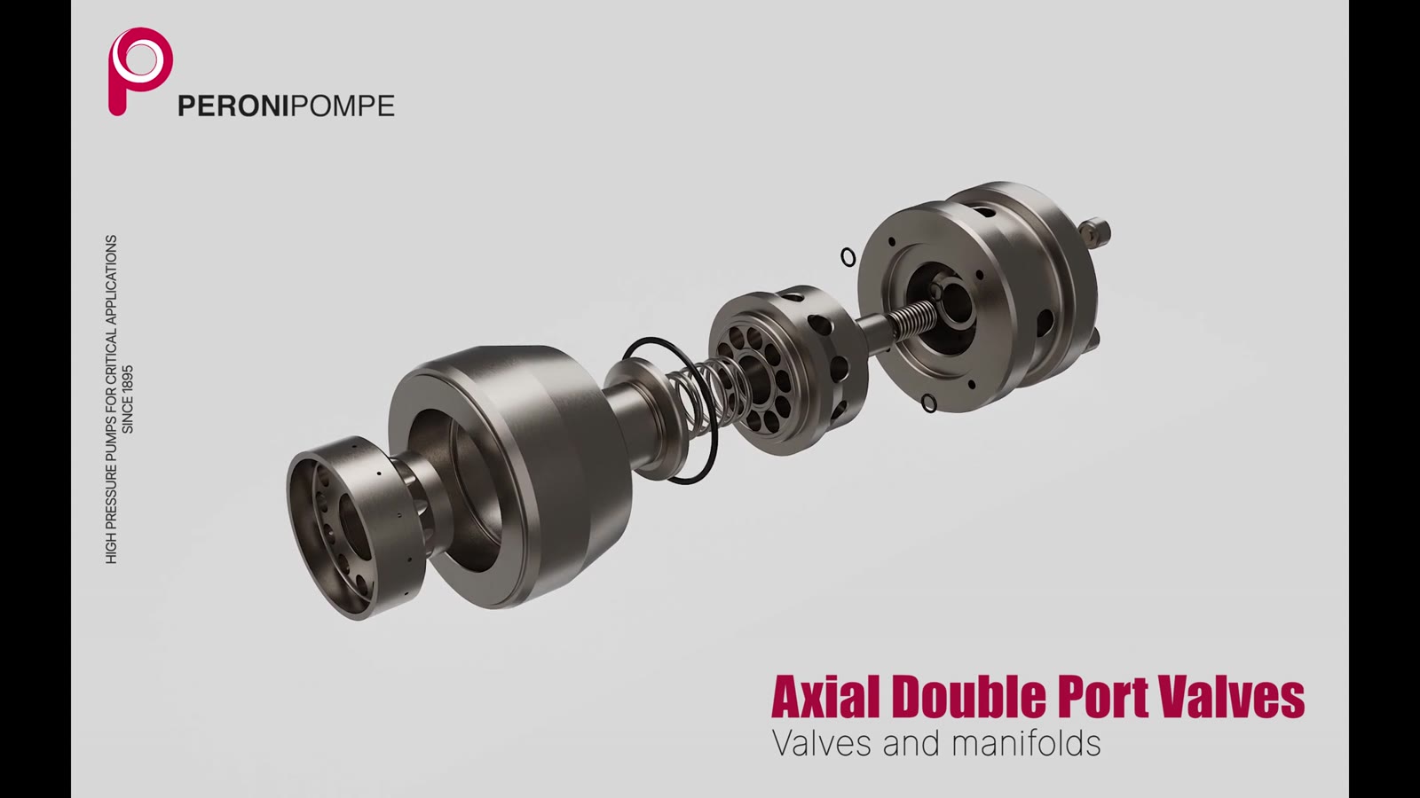 Valve assembly exploded-view animation still