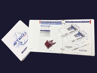 Printed Jetech product catalog preview